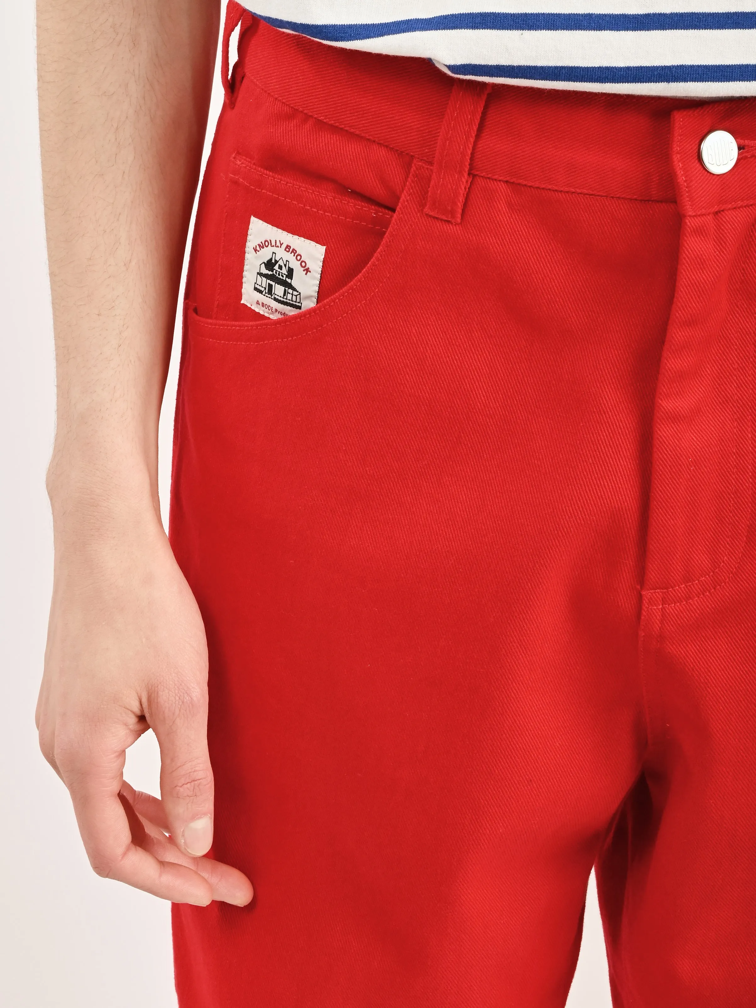 Red Spring Twill Knolly Brook Trousers