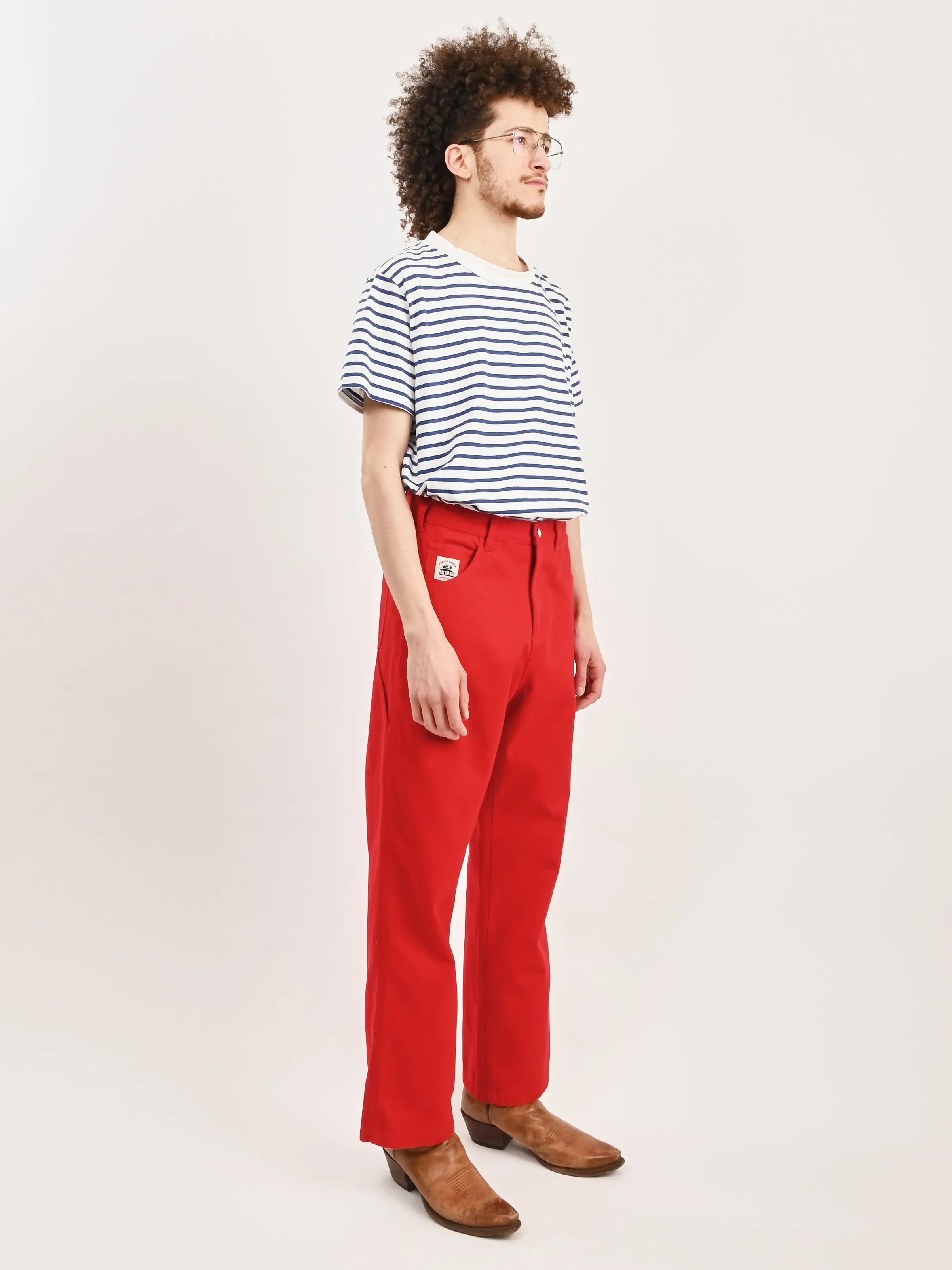 Red Spring Twill Knolly Brook Trousers