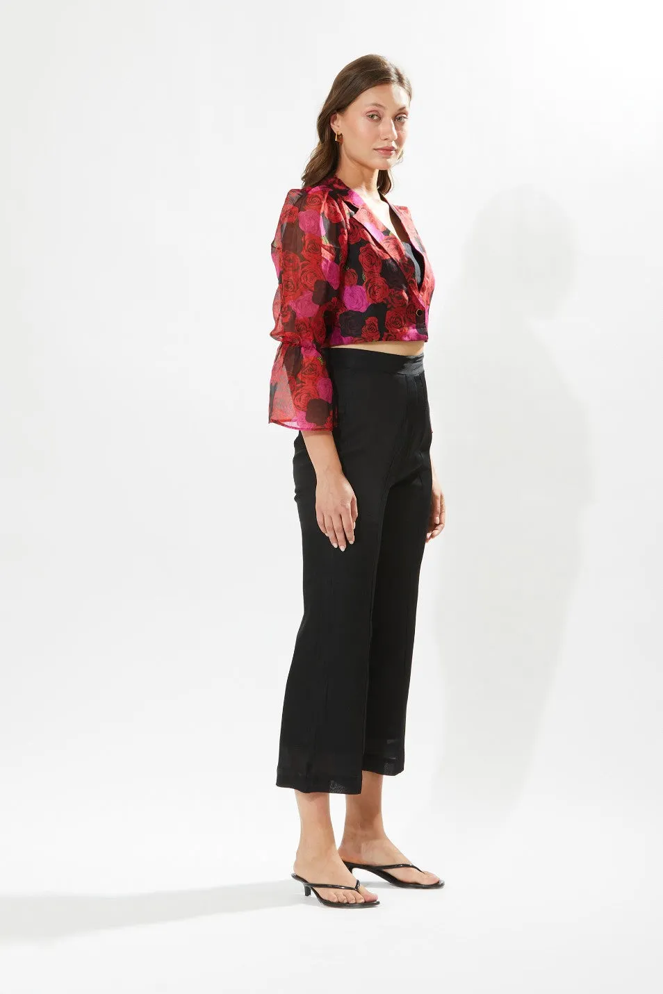 Rosa cropped blazer and pant set
