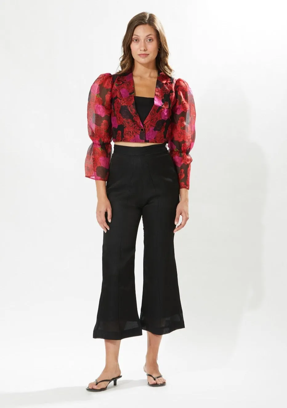 Rosa cropped blazer and pant set