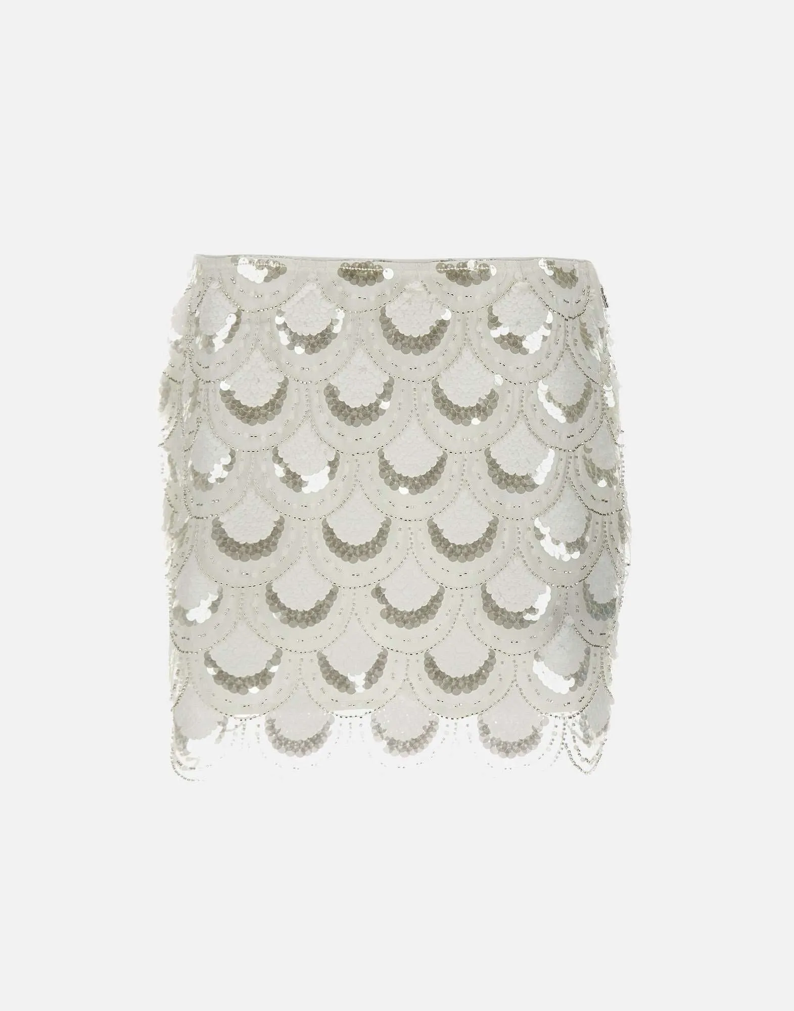 Rotera Birger Christensen White paljett minikjol