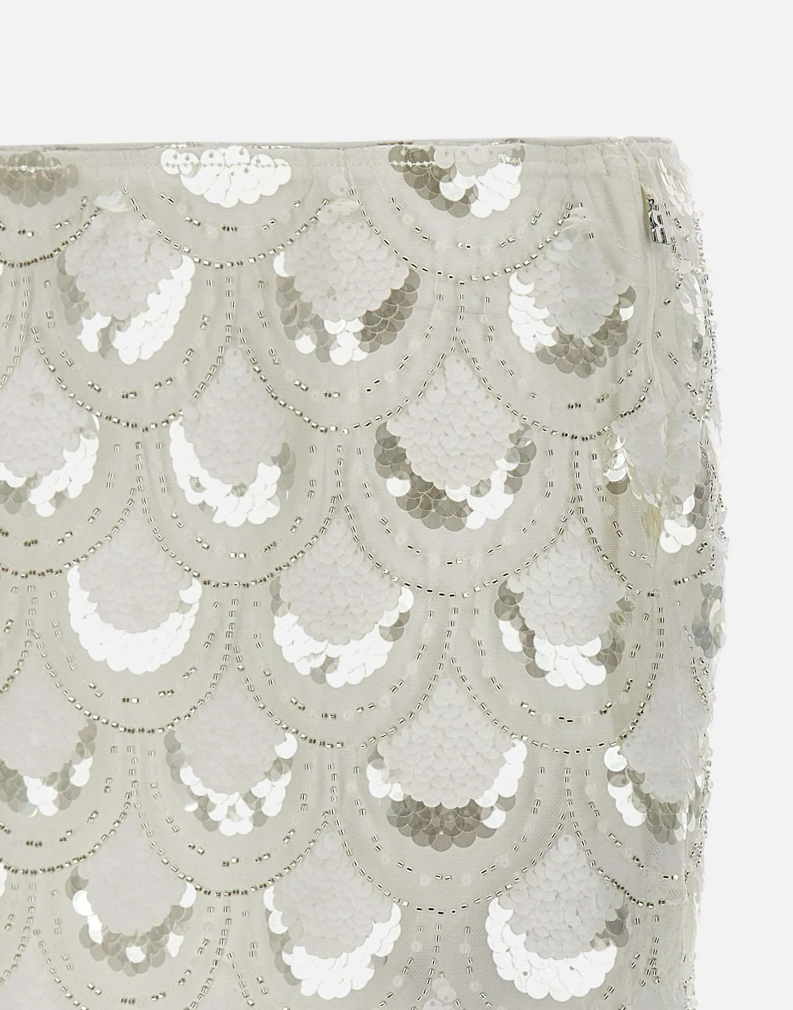Rotera Birger Christensen White paljett minikjol