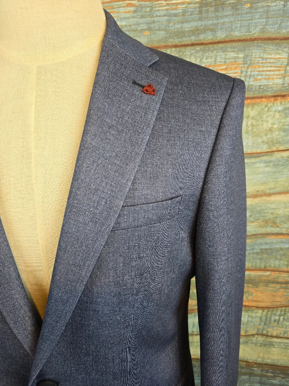 Roy Robson Slim Fit Blue / Grey 2 button Suit