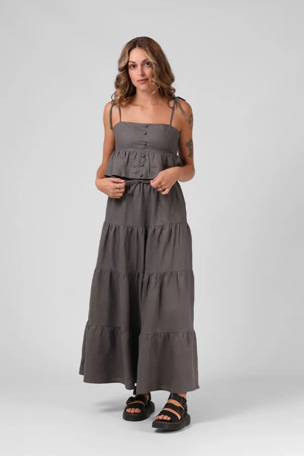 RPM Ruby Maxi Tiered Skirts