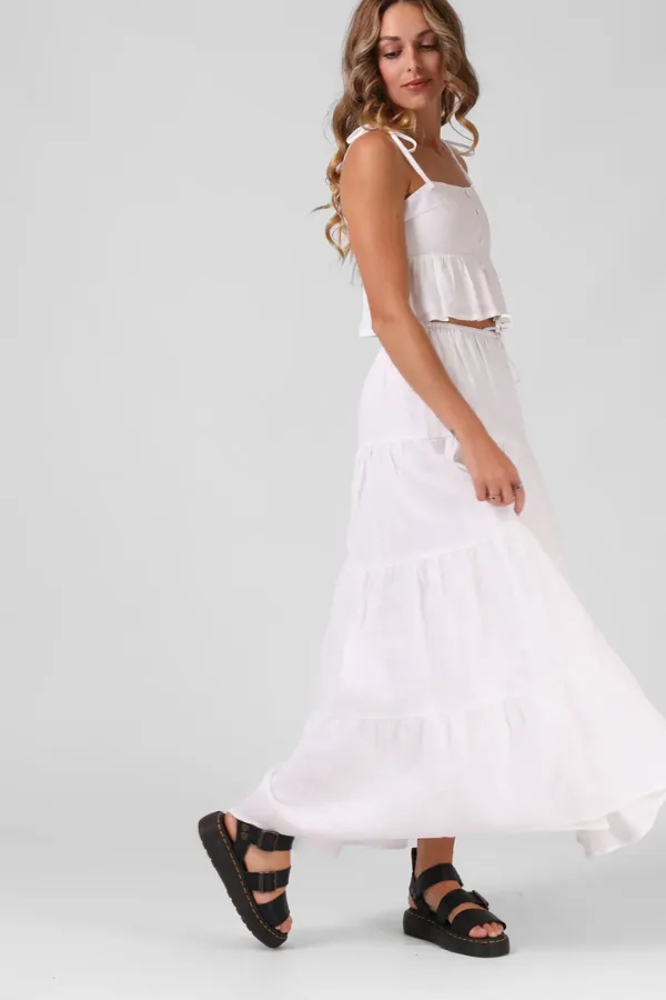 RPM Ruby Maxi Tiered Skirts