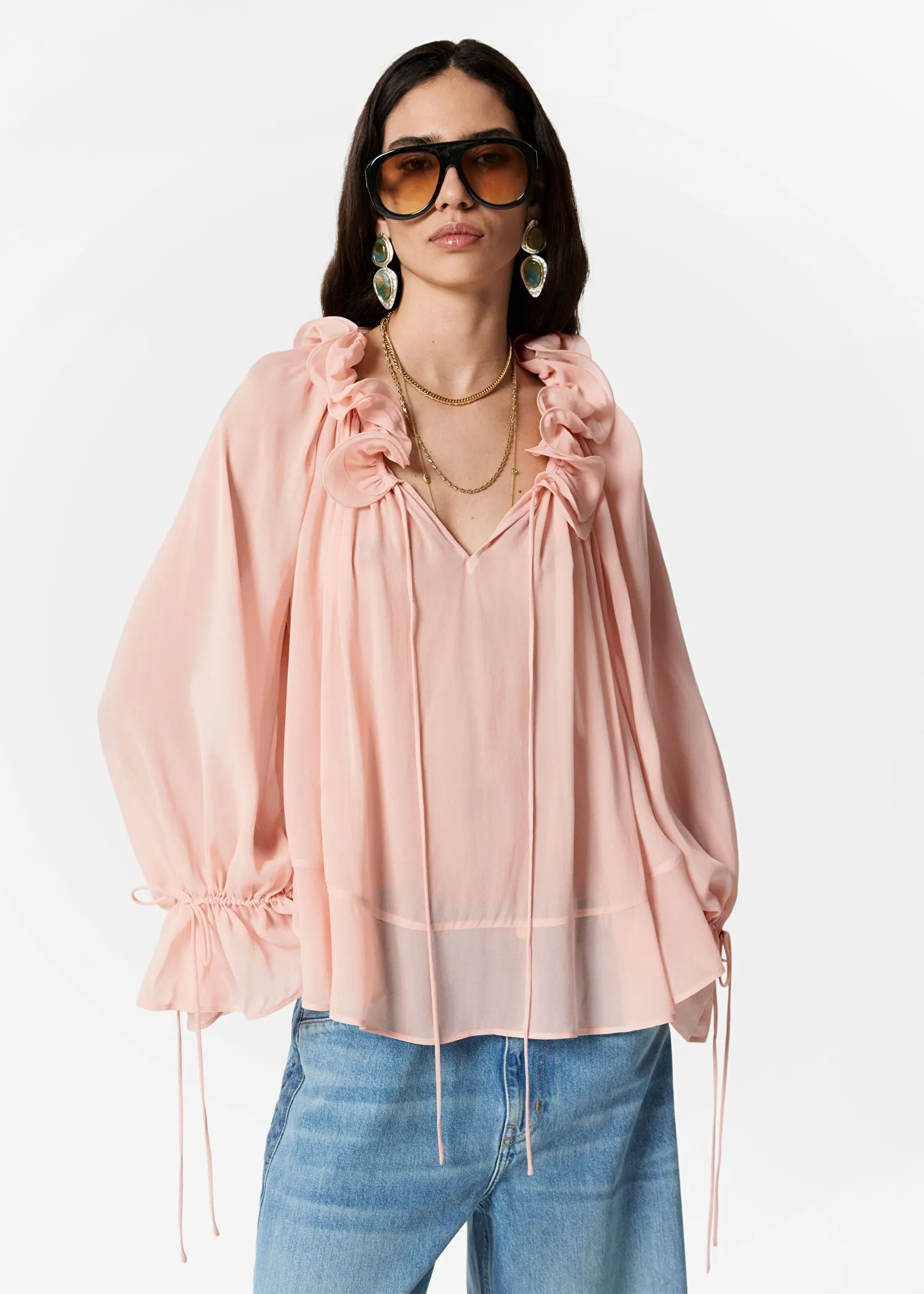 Ruffle Blouse