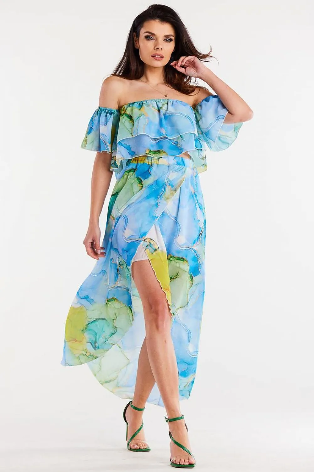 Ruffled Chiffon Luxe Blouse