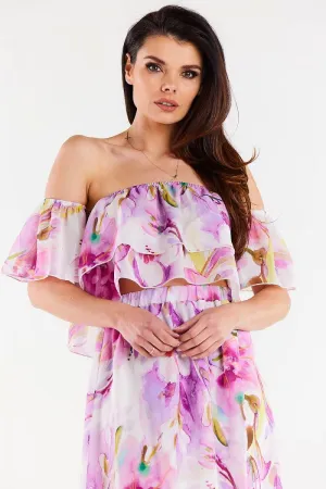 Ruffled Chiffon Luxe Blouse