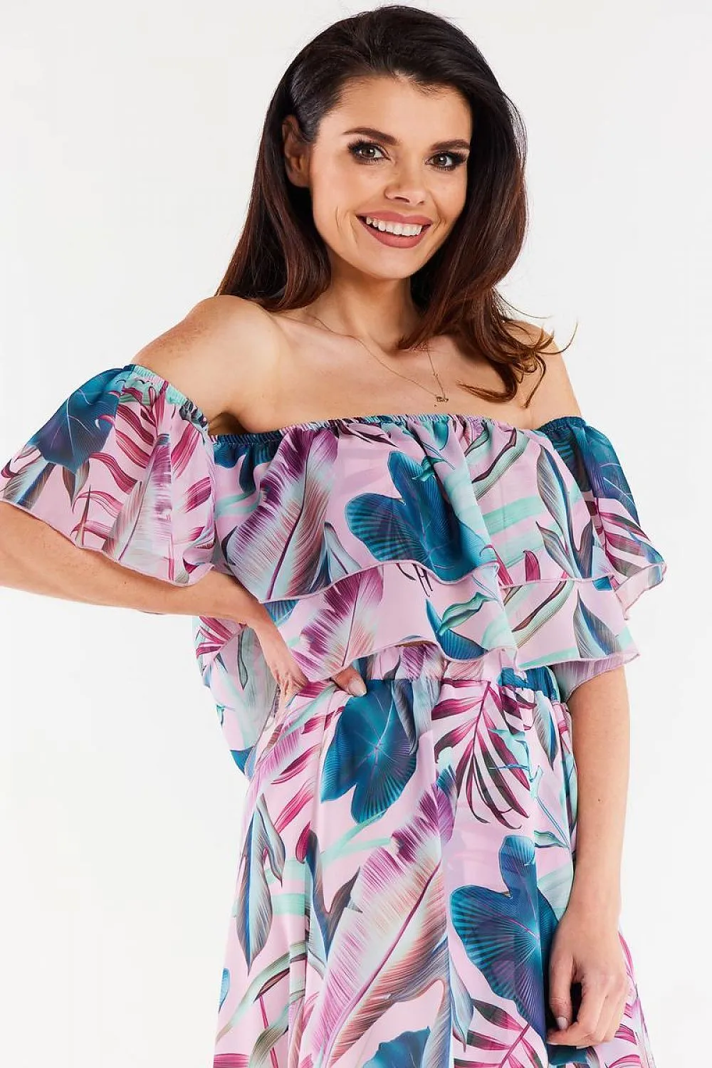 Ruffled Chiffon Luxe Blouse