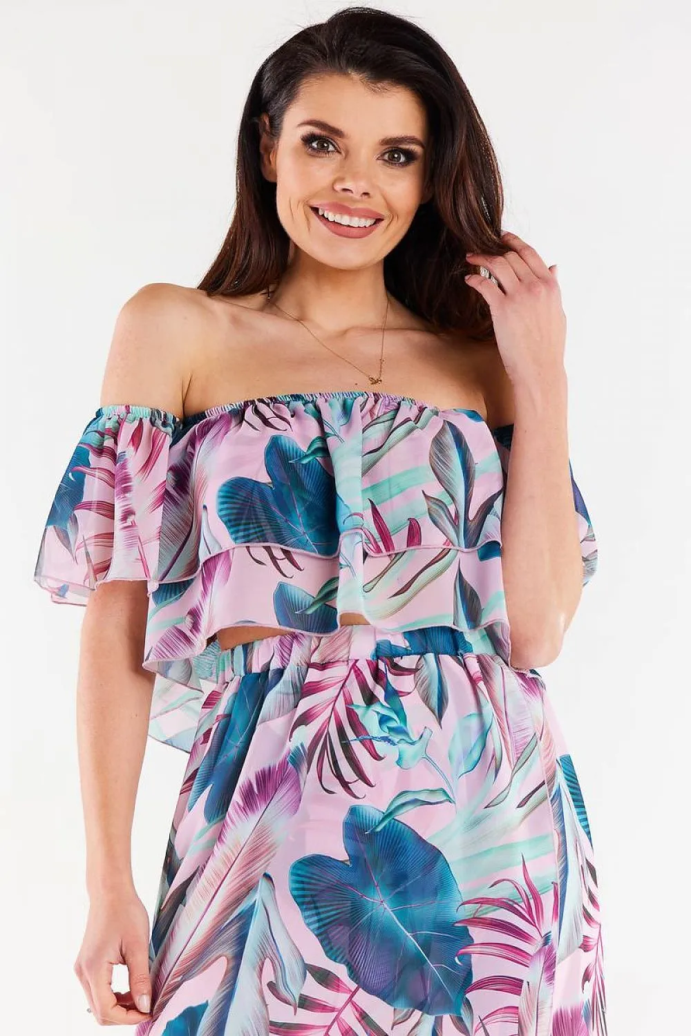 Ruffled Chiffon Luxe Blouse