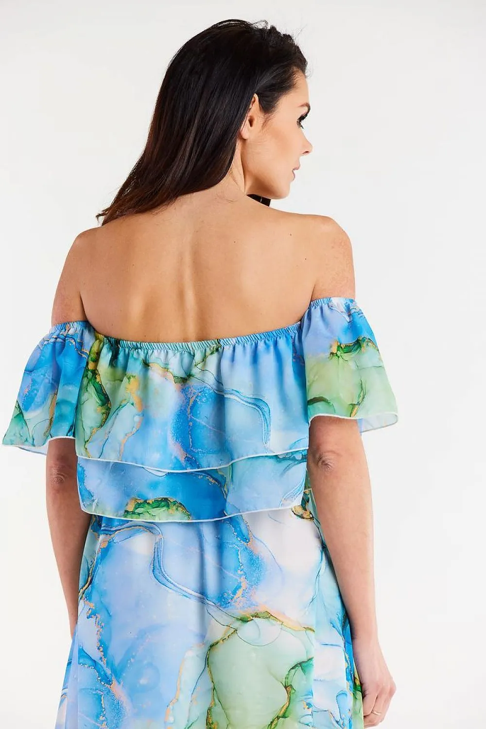 Ruffled Chiffon Luxe Blouse