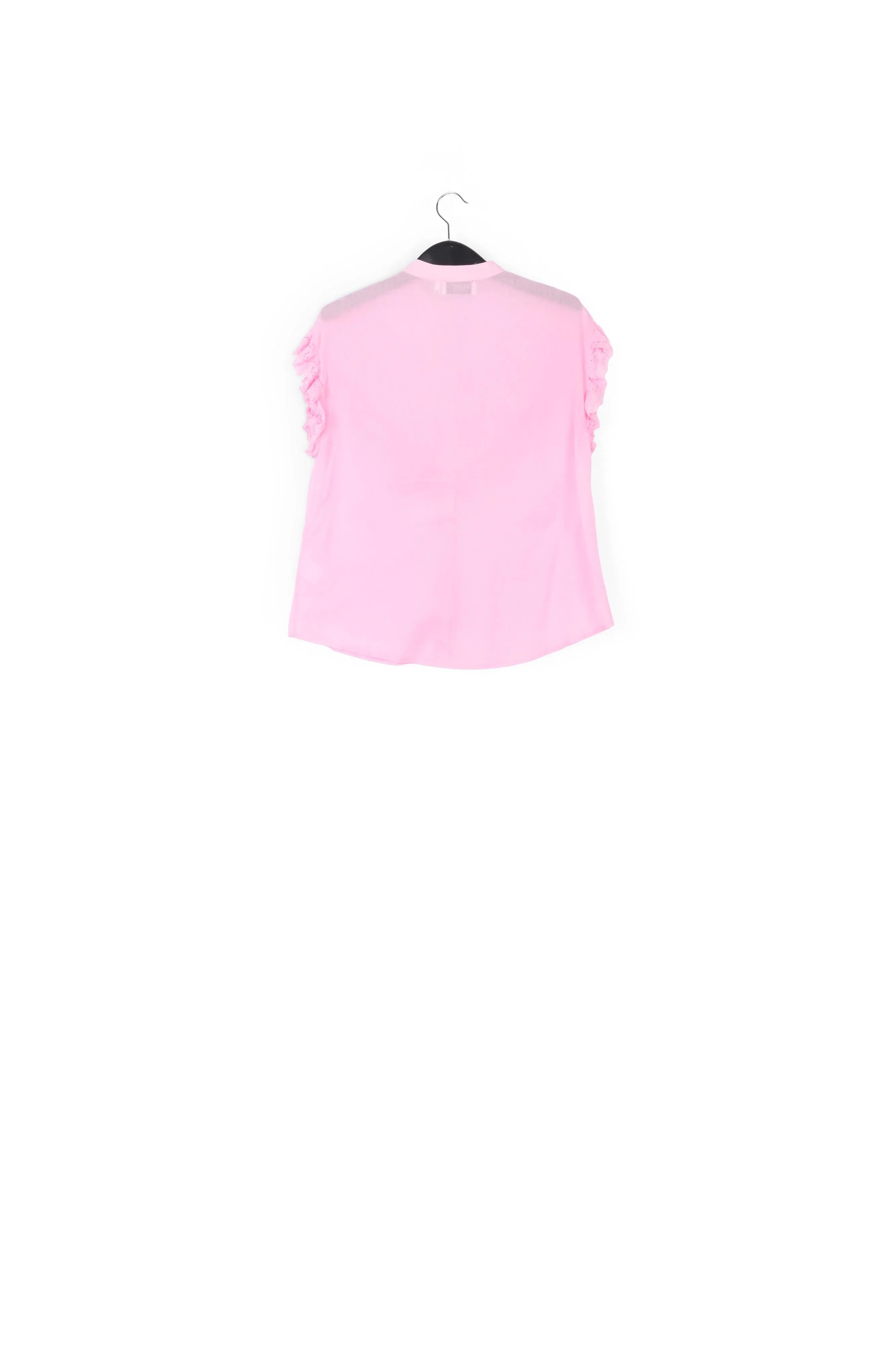 Ruffled pink top