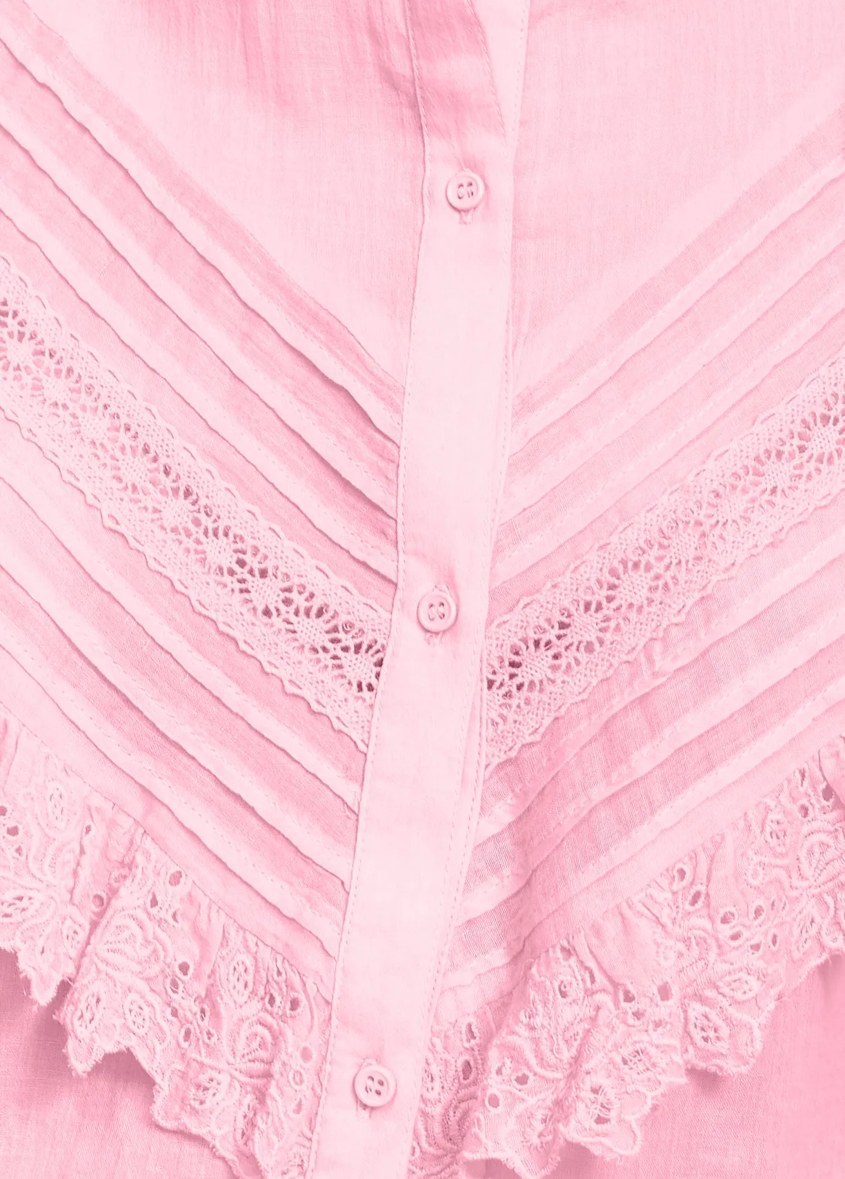Ruffled pink top