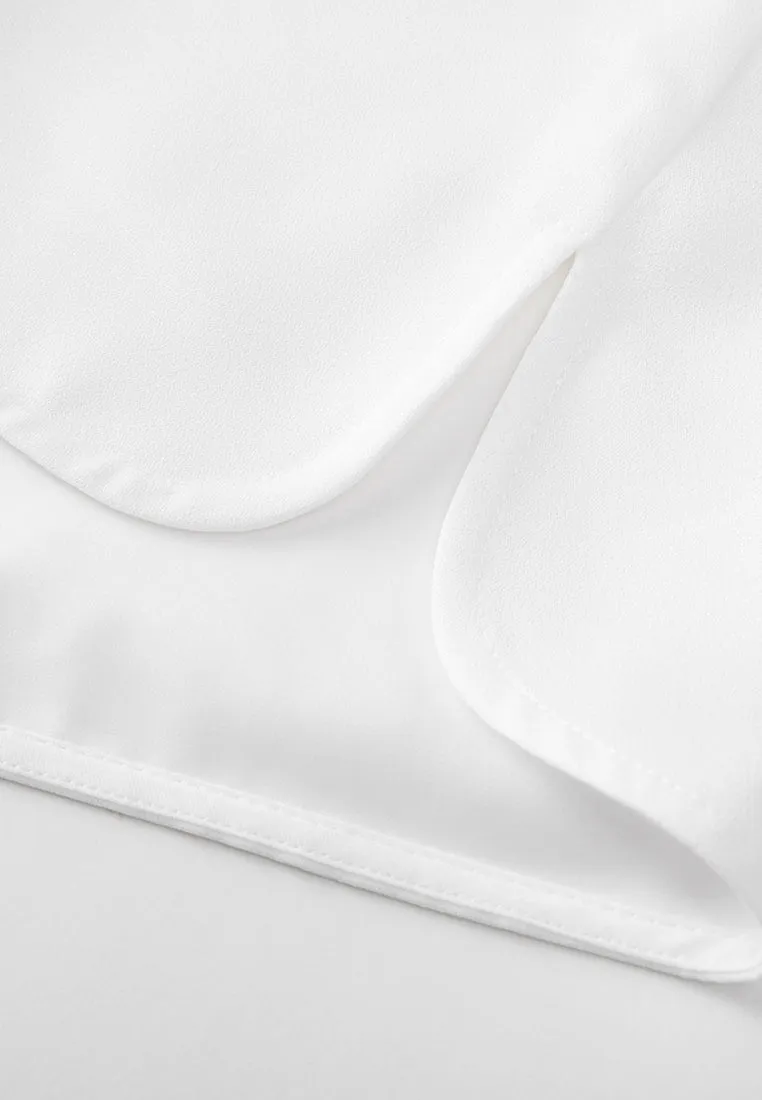 Sculpture Ruffled-trim Blouse