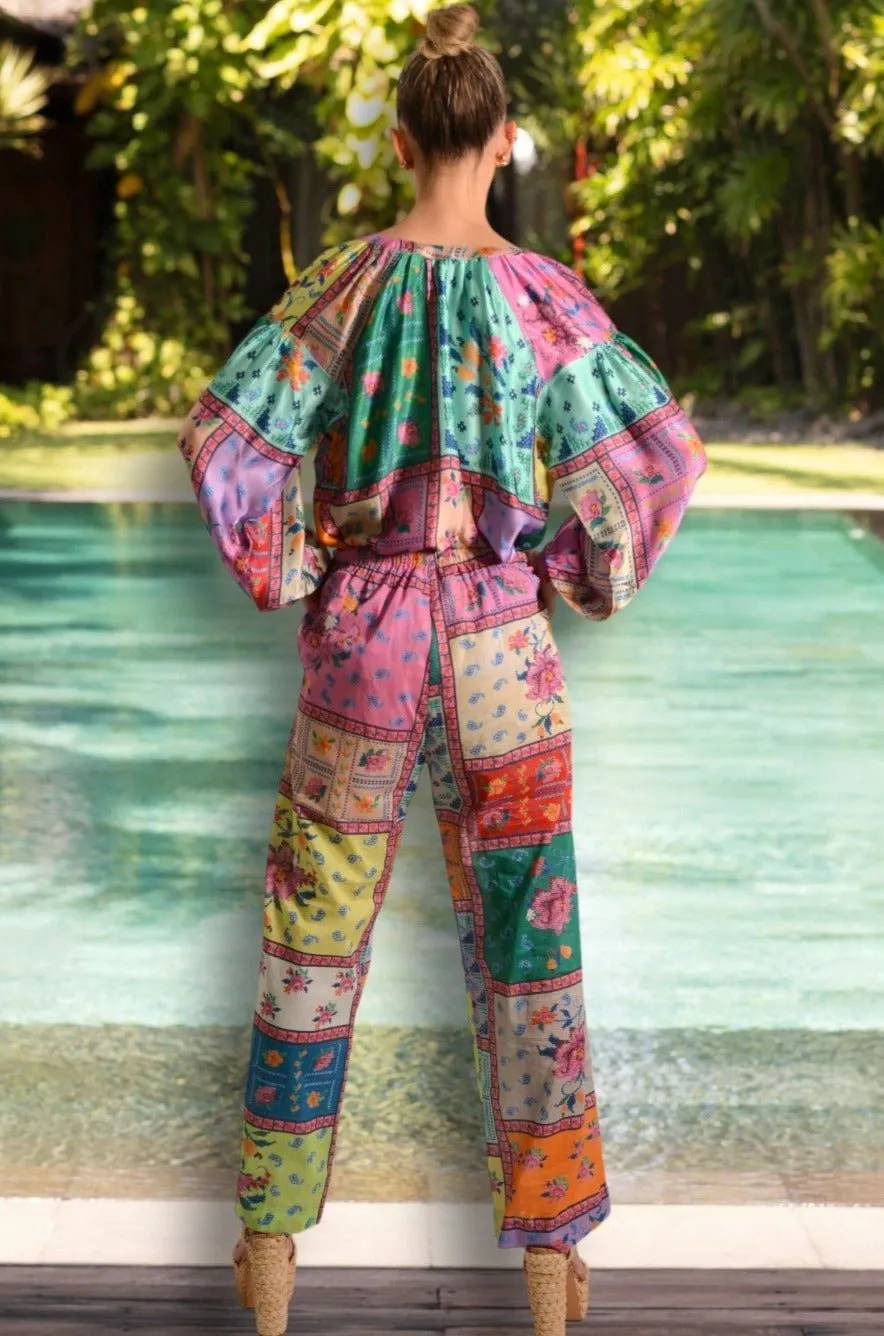 SHAMBALA COTTON LOTUS LOTUS PANTS