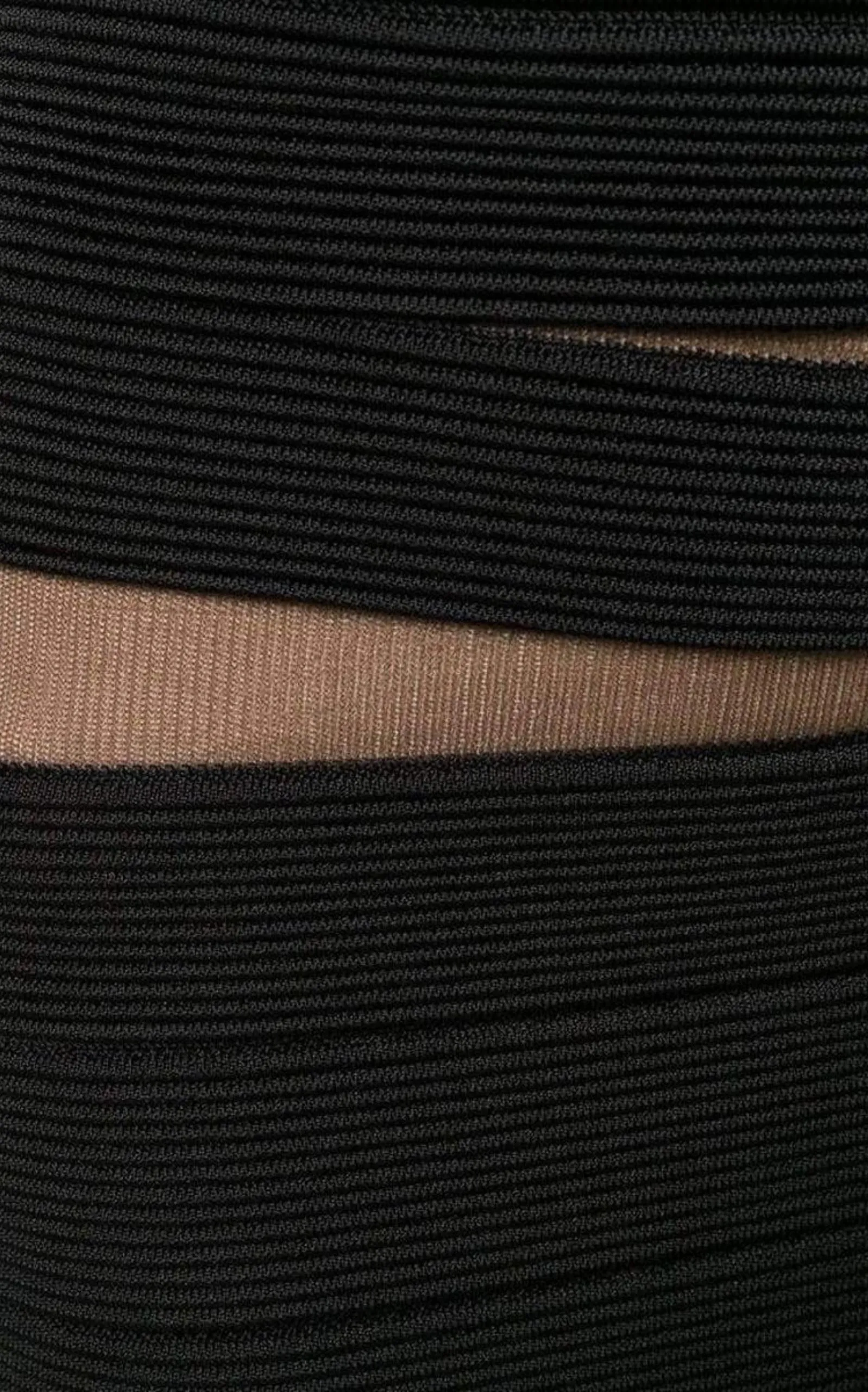 Sheer Fitted Mini Skirt