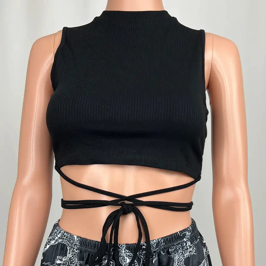 Shein Sleeveless Crop Top Small