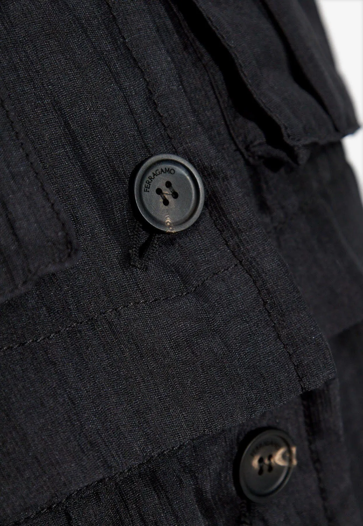 Silk-Blend Jacket with Removable Bottom