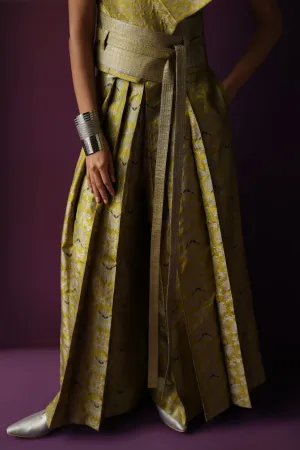 Silk Brocade Palazzo