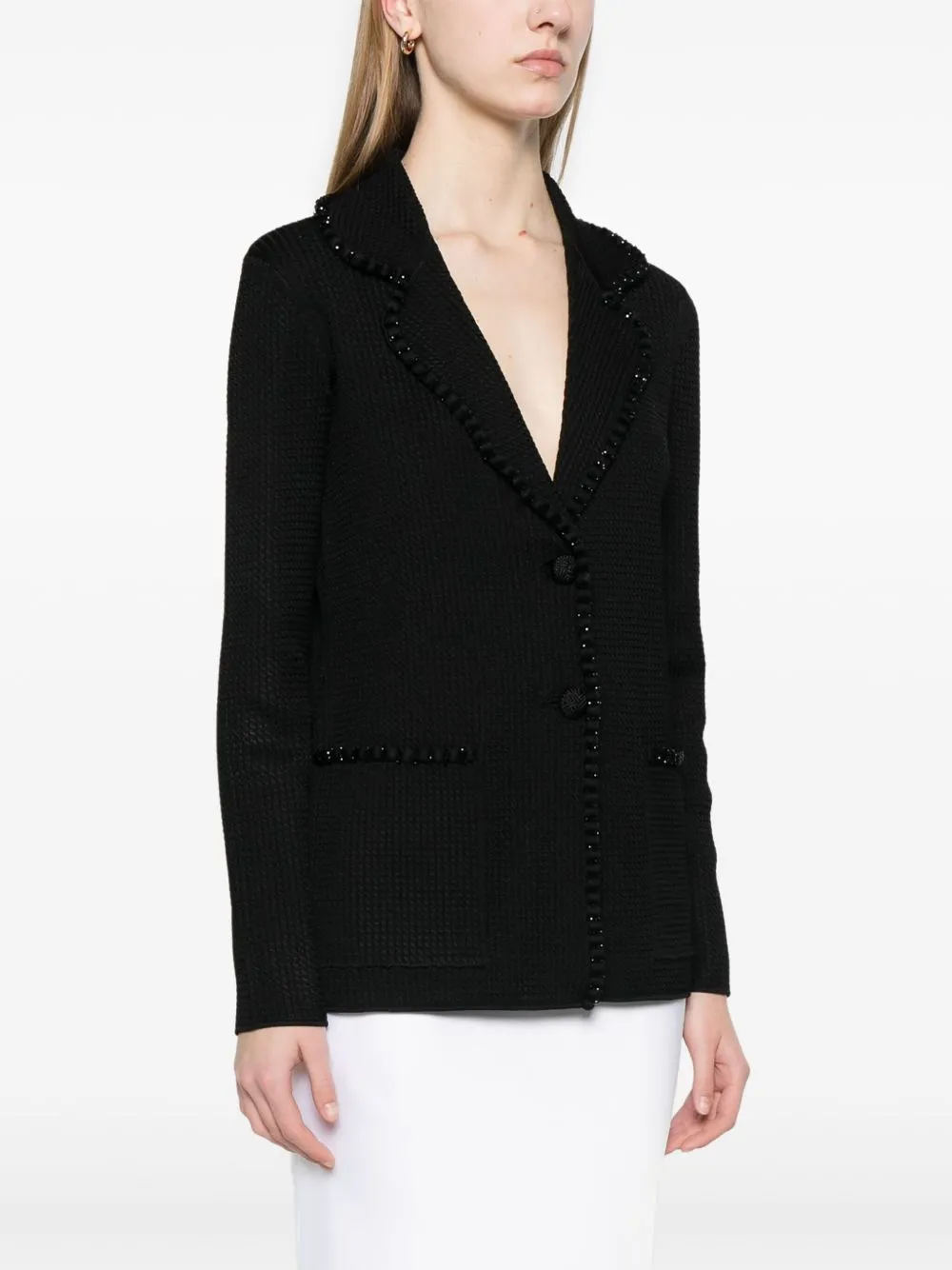 Single-breasted blazer jacket