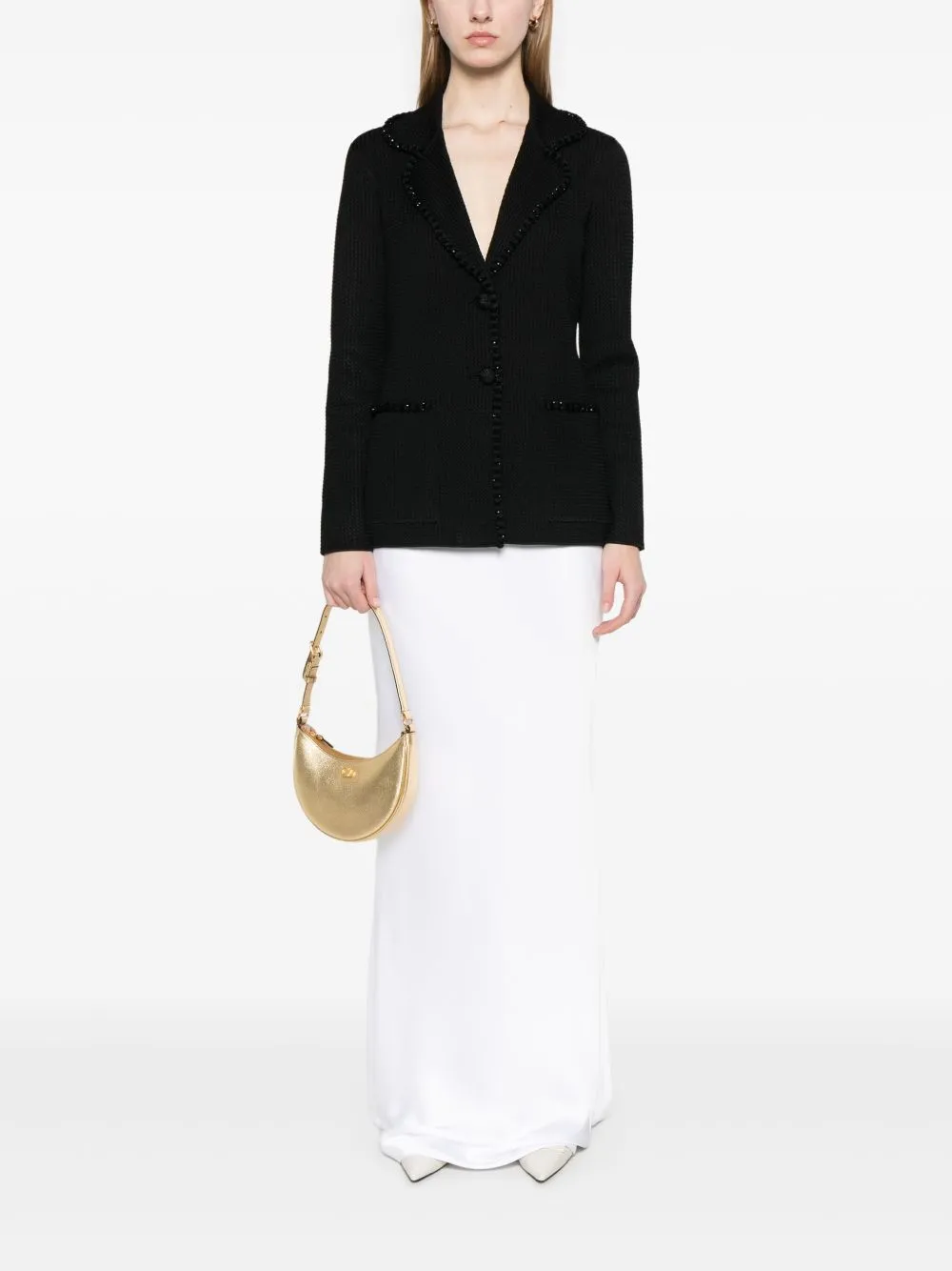 Single-breasted blazer jacket