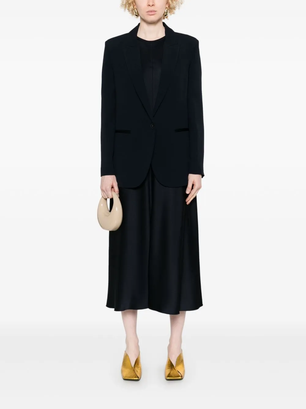 Single-breasted blazer jacket