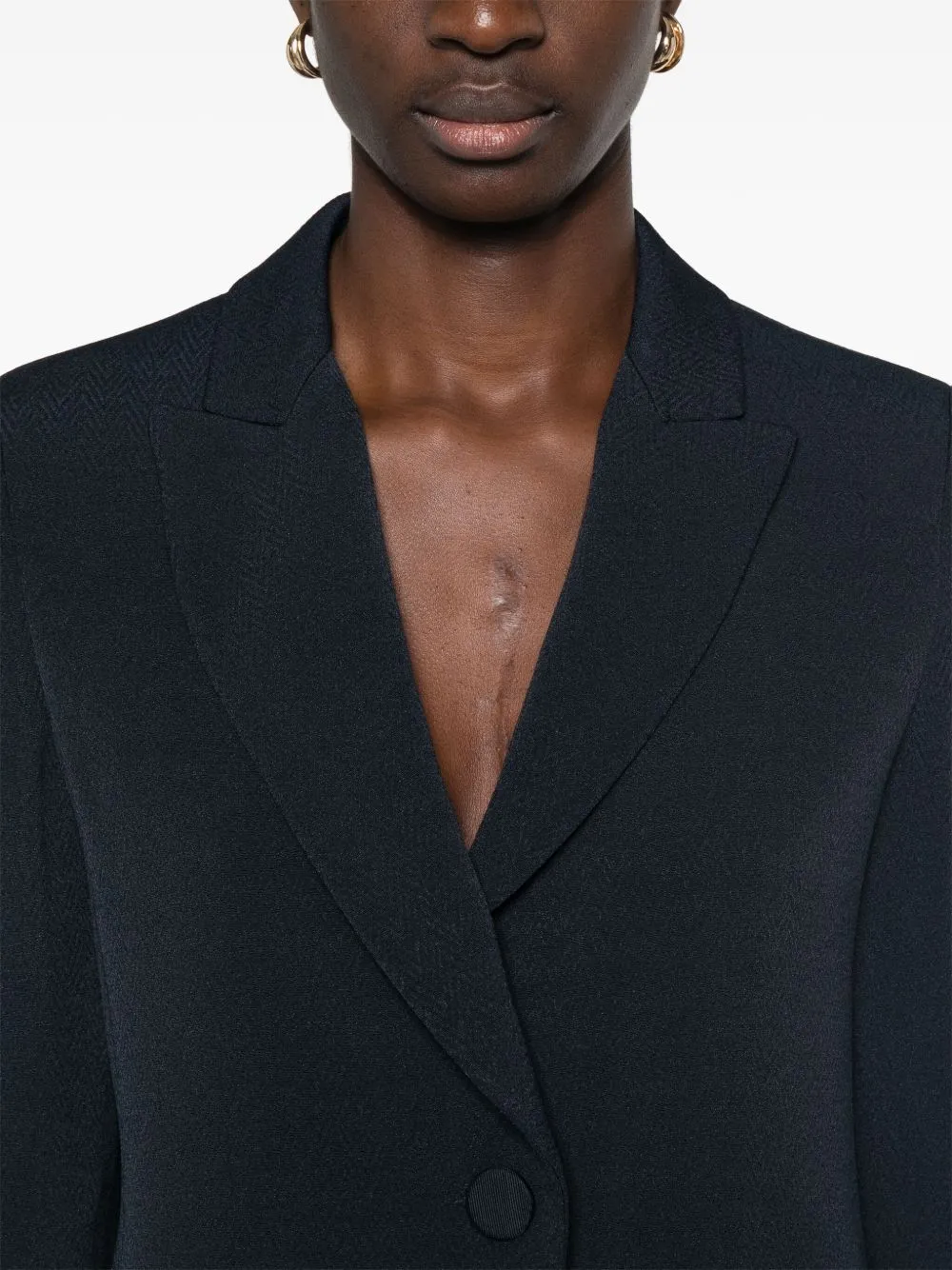 Single-breasted blazer jacket