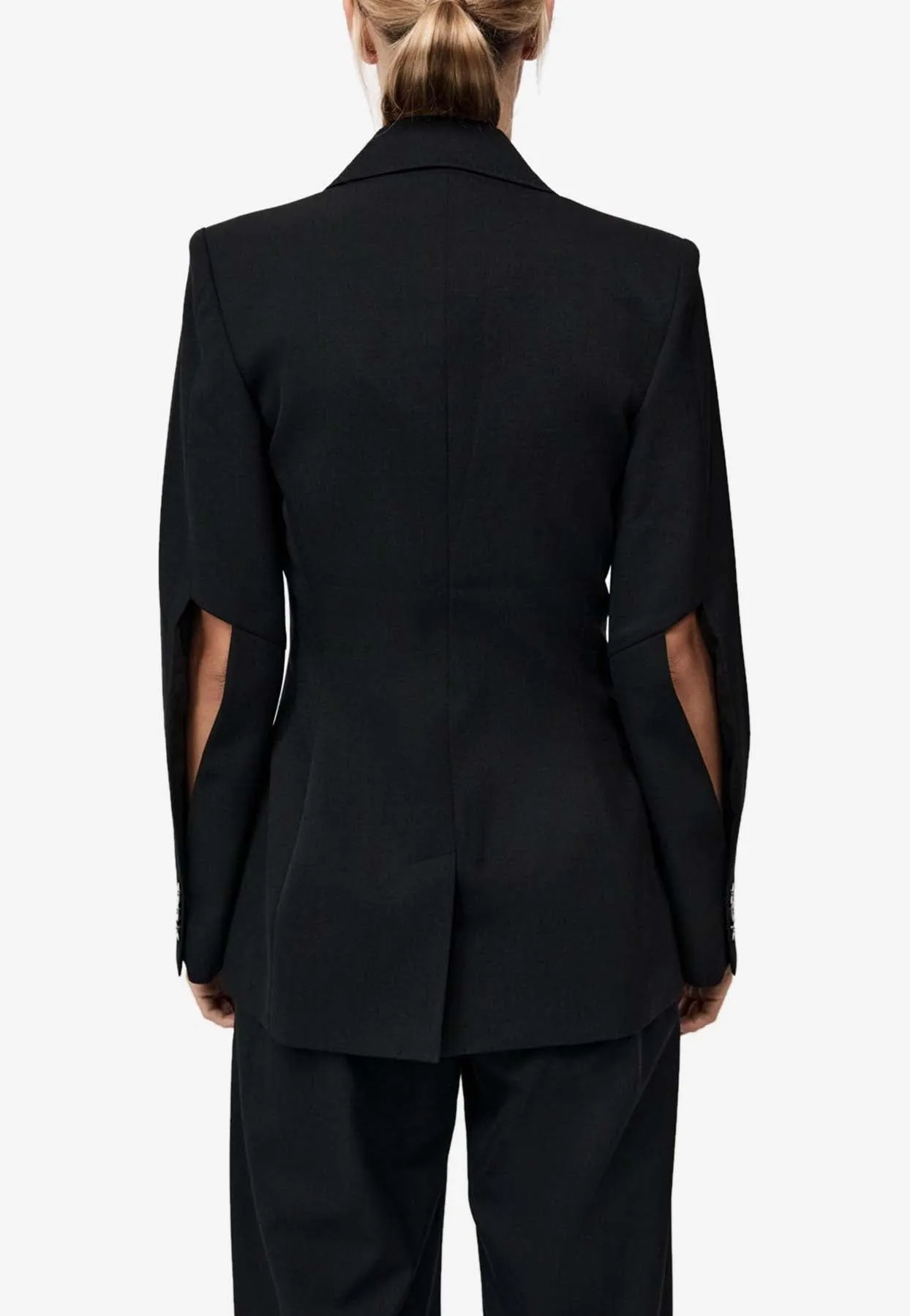Single-Breasted Cut Out Blazer