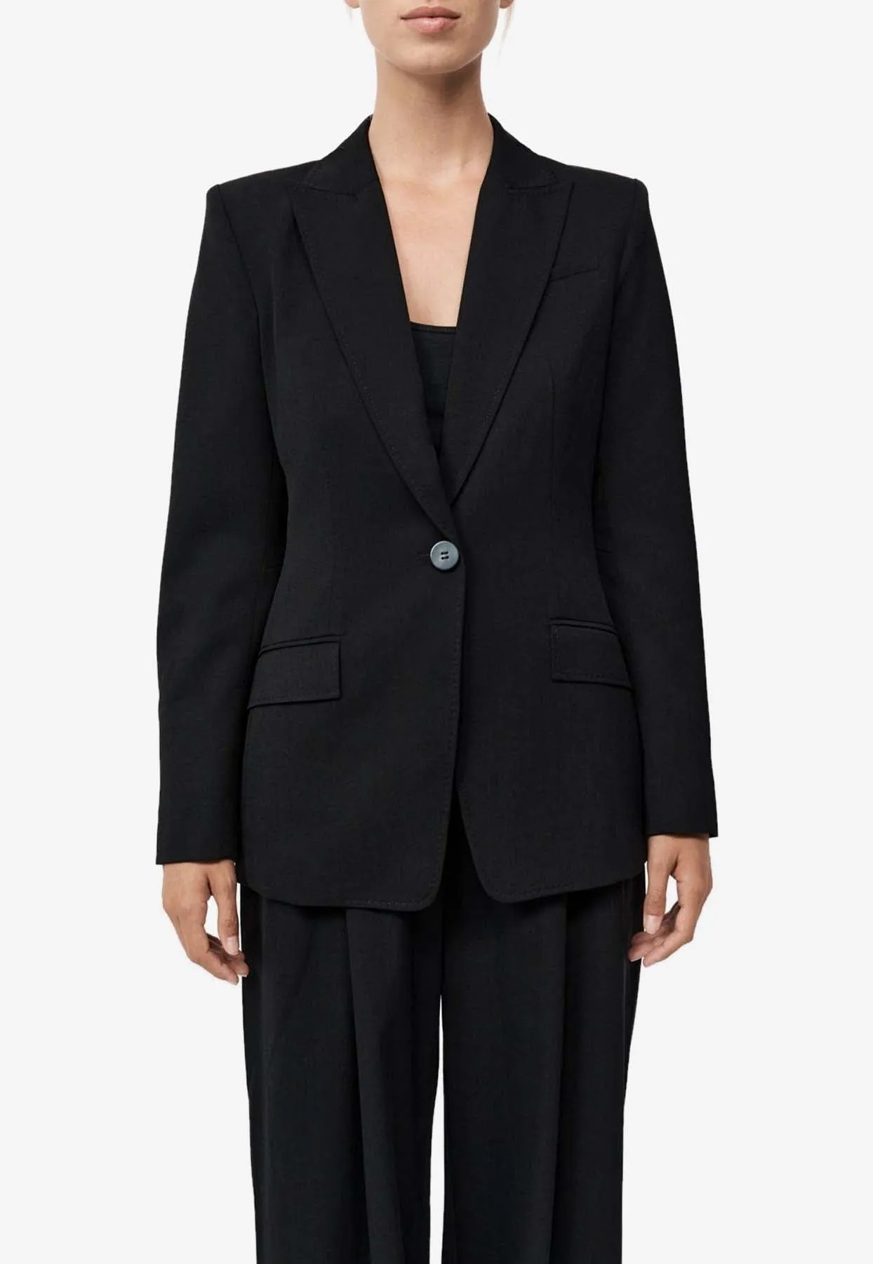 Single-Breasted Cut Out Blazer