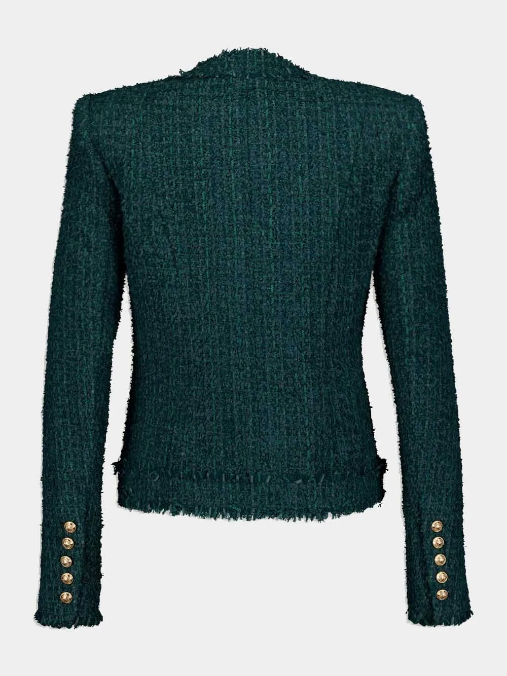Single-Breasted Tweed Jacket