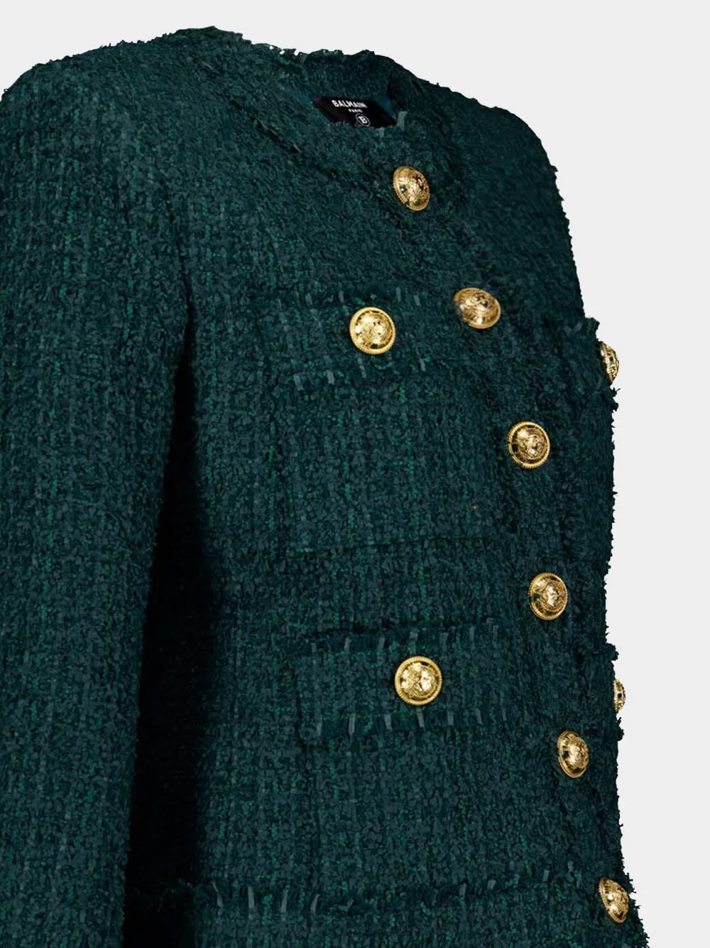 Single-Breasted Tweed Jacket