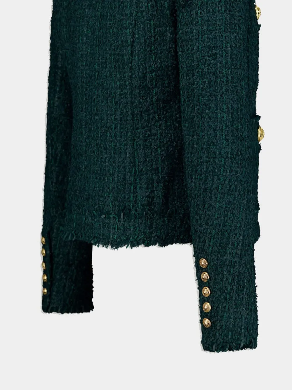 Single-Breasted Tweed Jacket