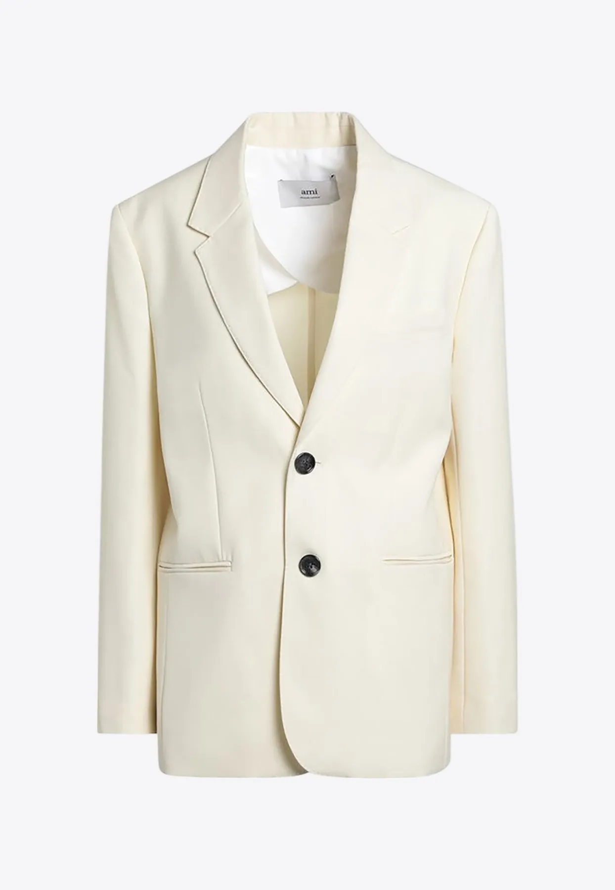 Single-Breasted Wool Jacket