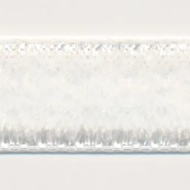 Single-Face Velveteen Ribbon #01 White