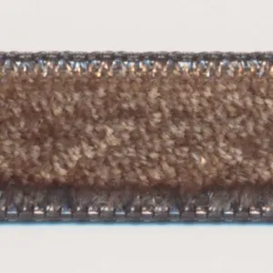 Single-Face Velveteen Ribbon #141 Cloud Gray