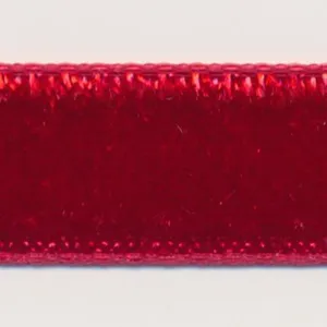 Single-Face Velveteen Ribbon #43 Garnet