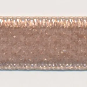 Single-Face Velveteen Ribbon #69 American Brown