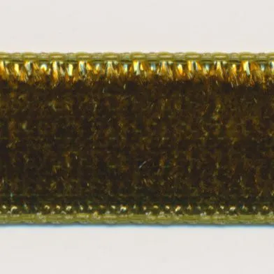 Single-Face Velveteen Ribbon #76 Green Tea