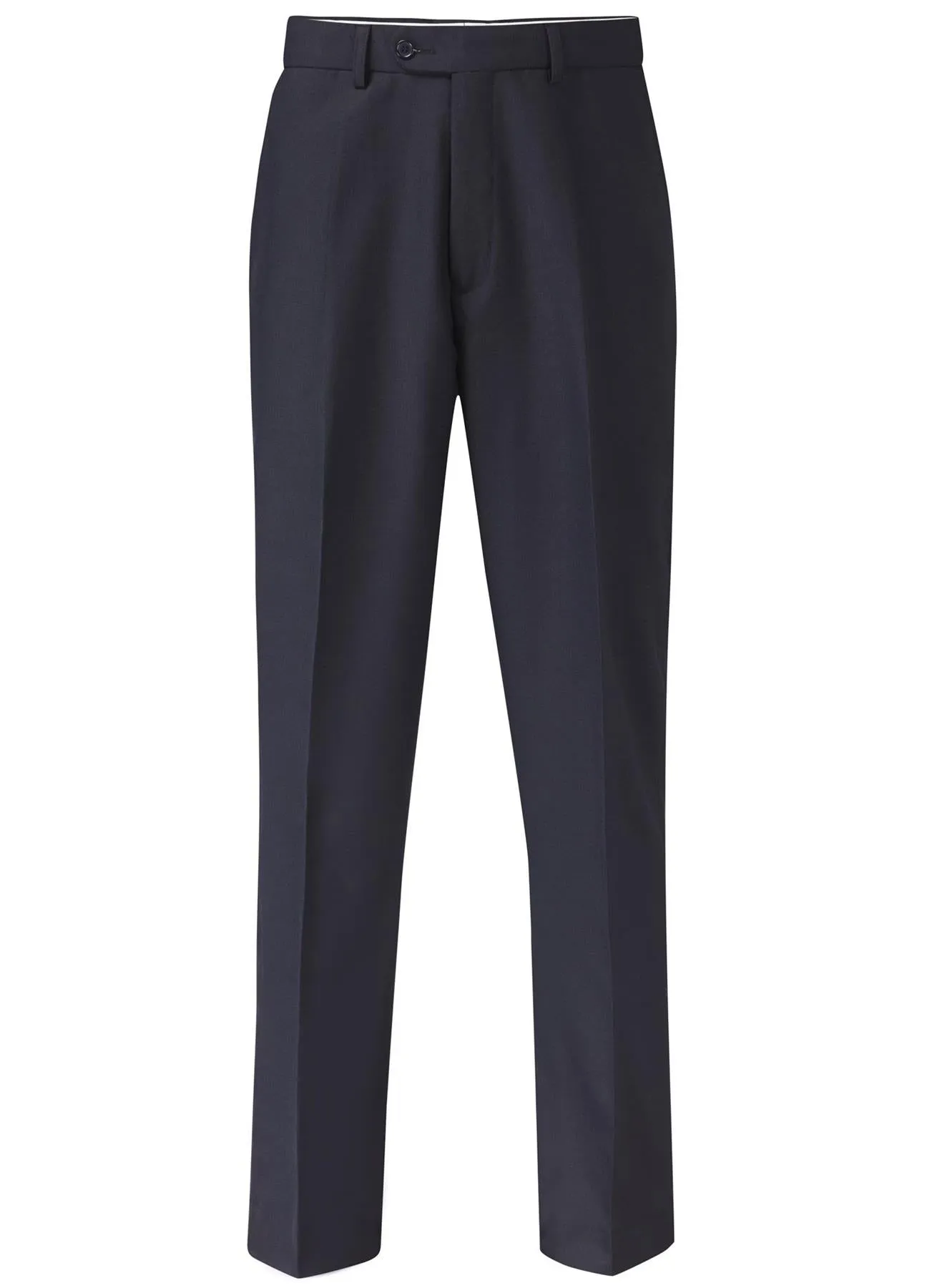 SKOPES Mens Extra Tall Wool Blend Formal Trousers in Navy (Wexford)