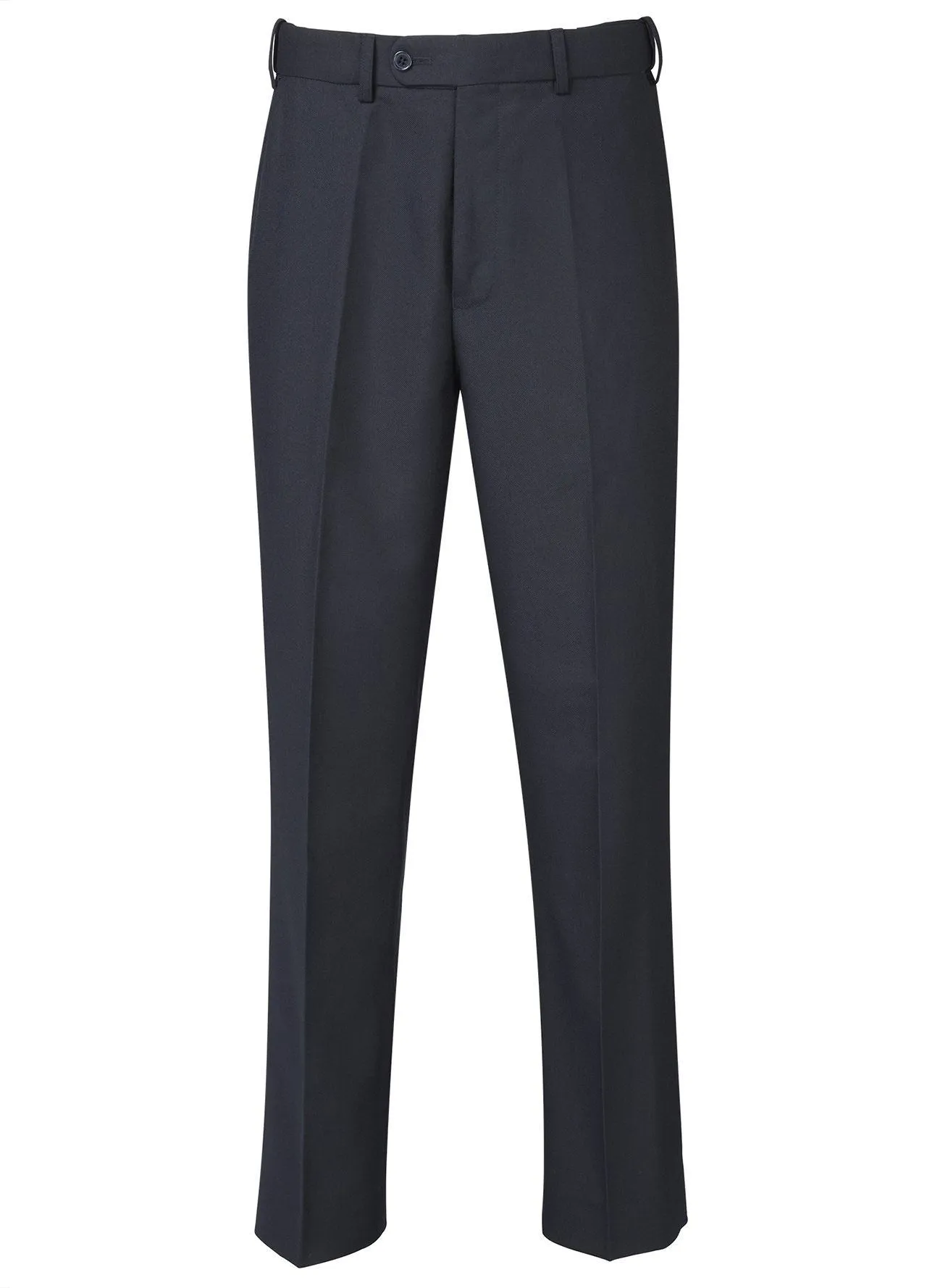 SKOPES Mens Extra Tall Wool Blend Formal Trousers in Navy (Wexford)