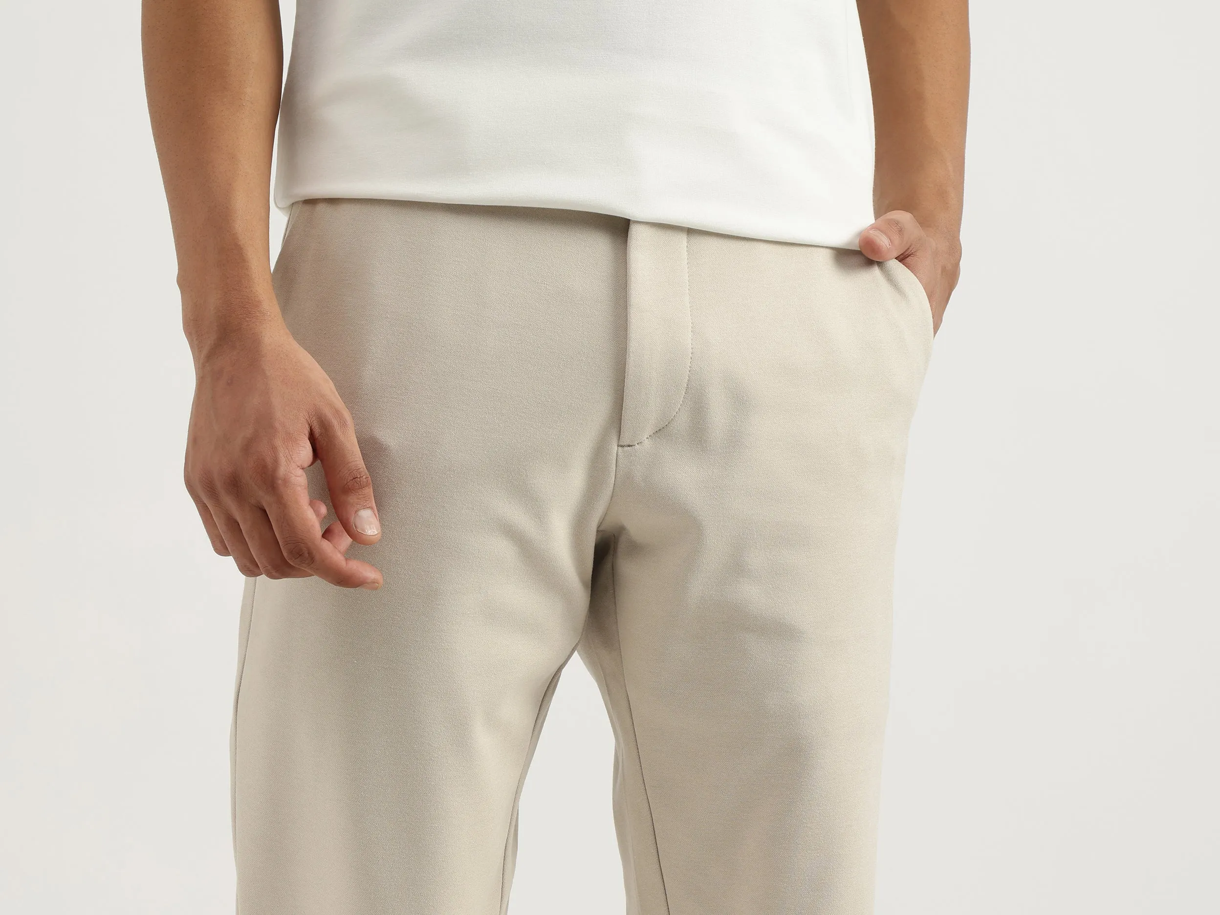 Solid Relaxed Trouser