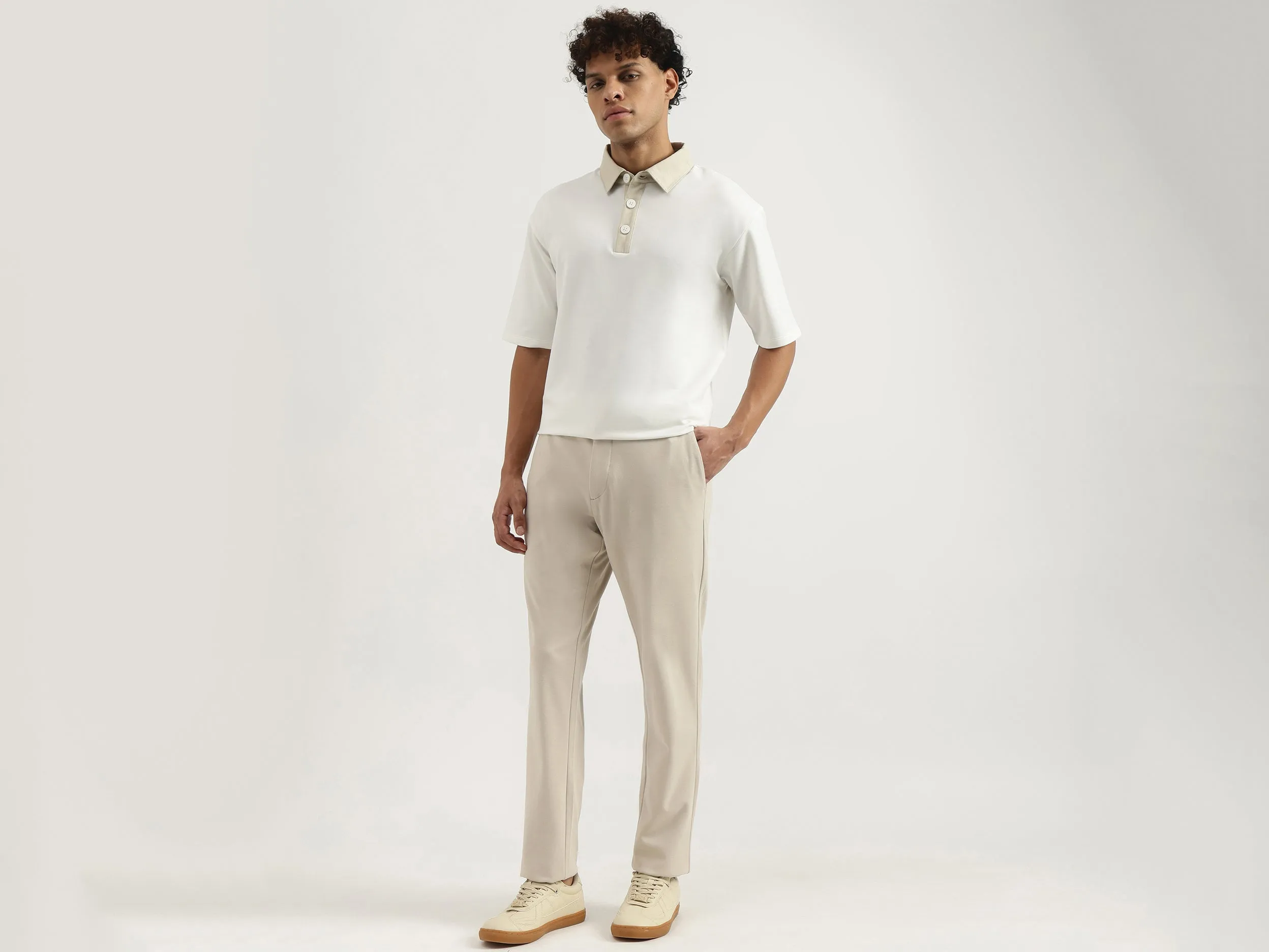 Solid Relaxed Trouser