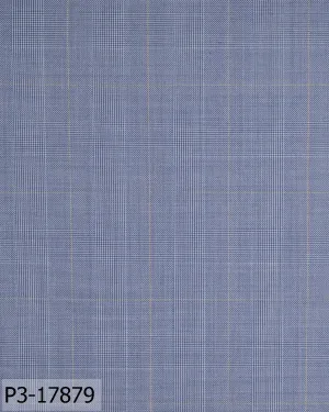 Space Blue With Light Prince of Wales Check Suit