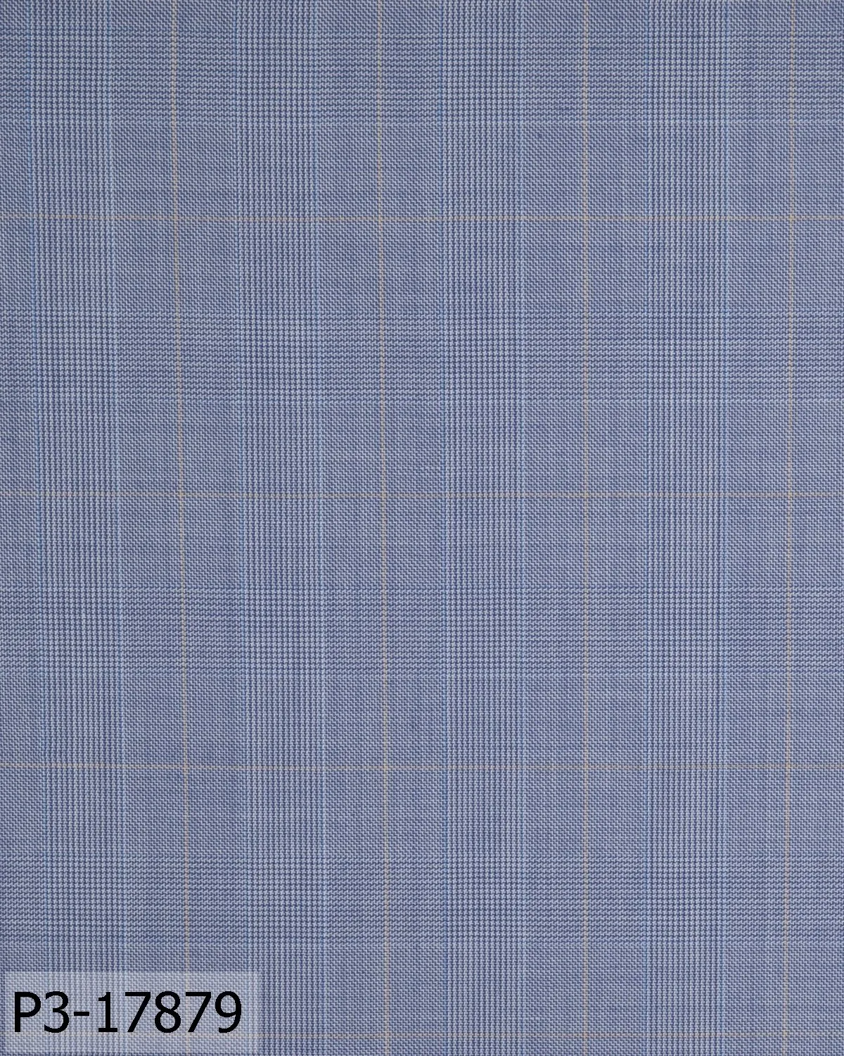 Space Blue With Light Prince of Wales Check Suit