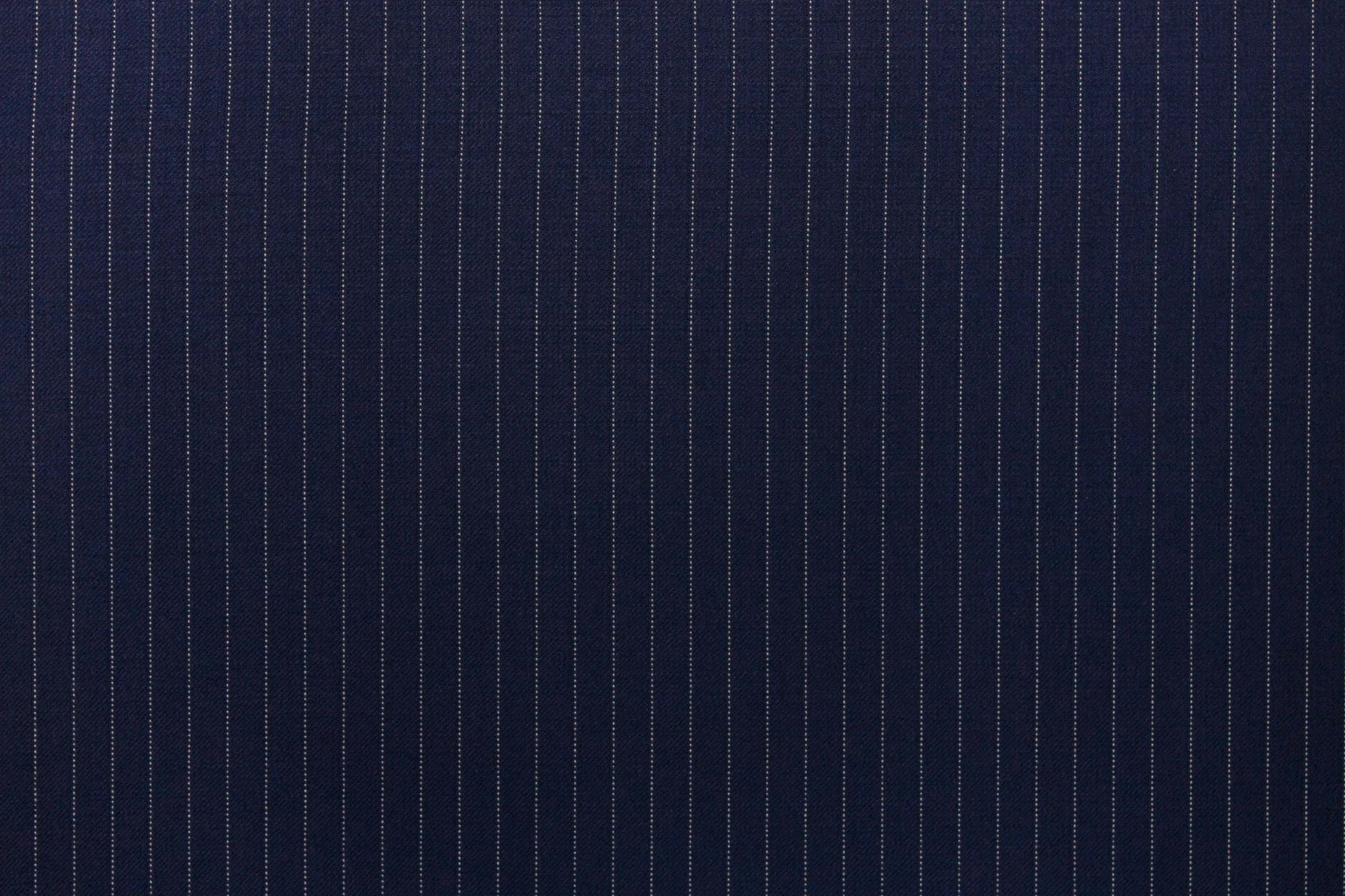 Space Blue With White Dotted Stripe Suit