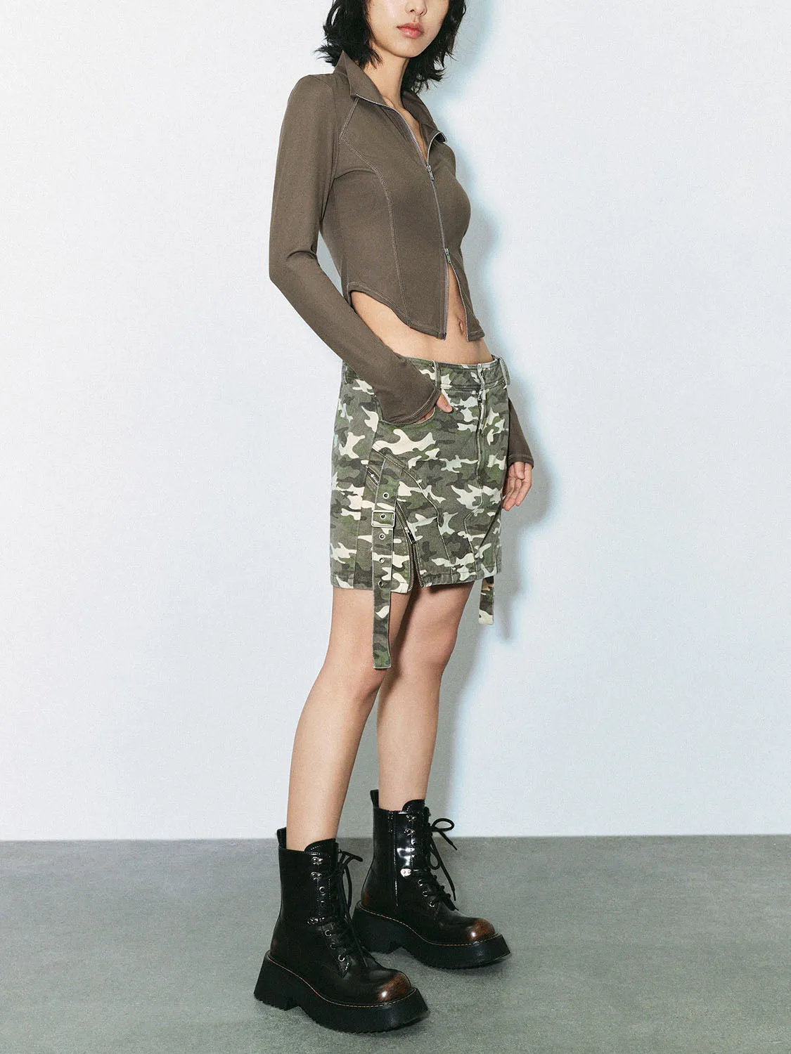 Standard Sleeve Cropped Jackets