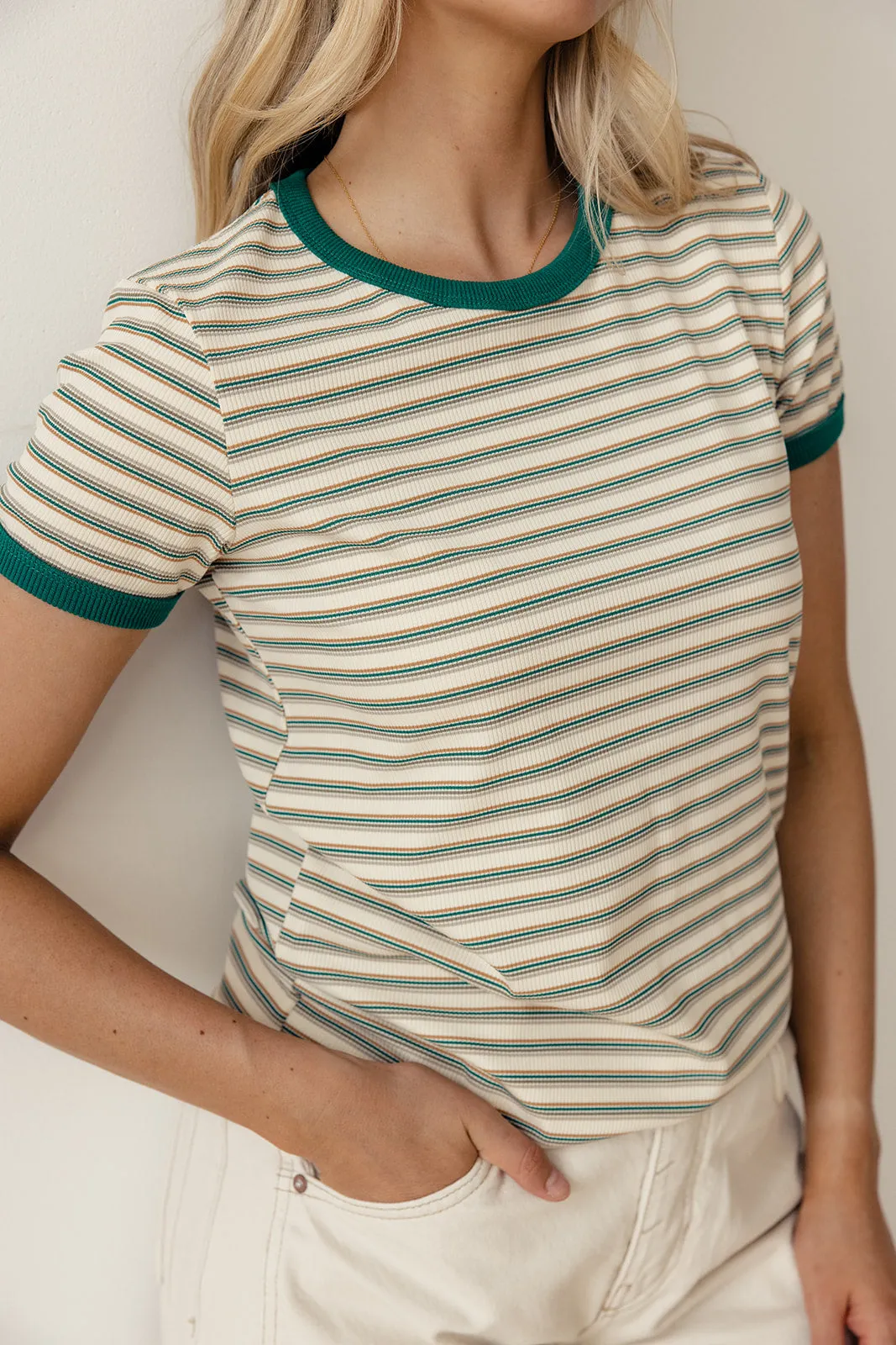 Stay With Me Striped Tee