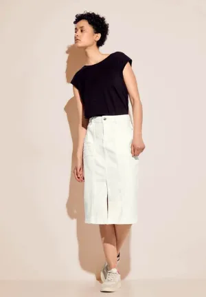 Street One Midi Denim skirt