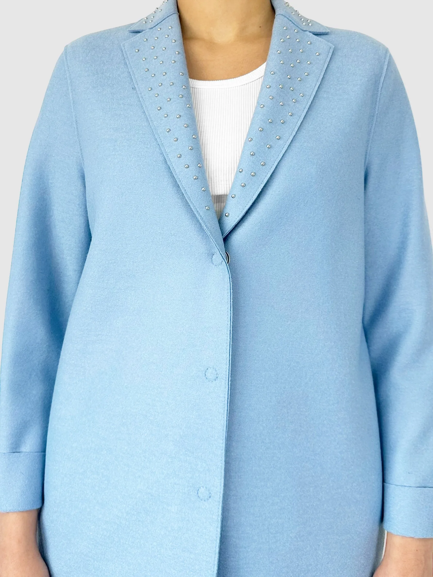 Studded Wool Coat