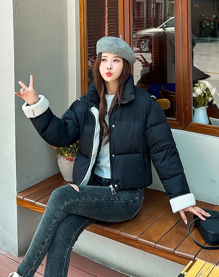 Stylish Quilted Women's Raincoat